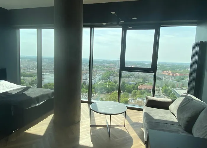 21 Panorama View Hanza Tower Appartement Szczecin